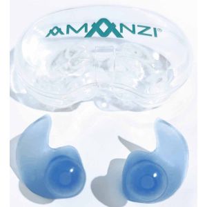 Amanzi Moulded Ear Plugs - Sky