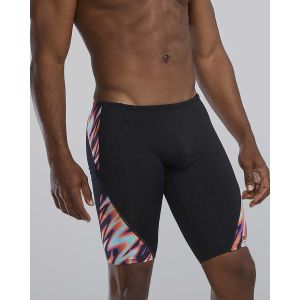 TYR Mens Disarray Jammer - Black/Orange/Multi