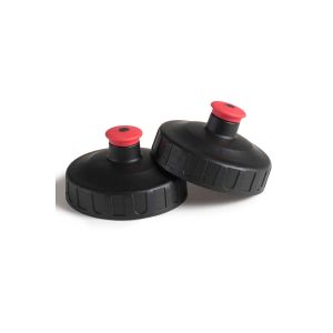 Swimzi Swimming Build-a-Bottle Replacement Lid - Black/Red