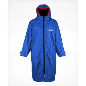 HUUB Changing Robe - Long Sleeve - Royal Blue/Red