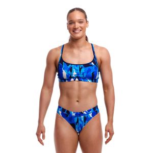 Funkita Ladies Chaz Michael Sports Top - Blue/Multi
