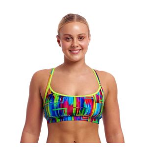 Funkita Ladies The Glitch Sports Top - Multi