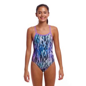 Funkita Girls Fly Dye Single Strap One Piece Swimsuit - Multi