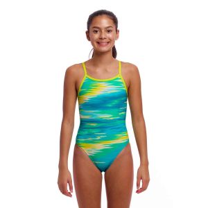 Funkita Girls Nord Stream Single Strap One Piece Swimsuit - Multi