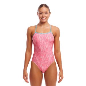 Funkita Ladies Sweet Releaf Single Strap One Piece Swimsuit - Multi