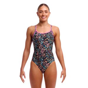 Funkita Ladies Copper Cluster Diamond Back One Piece Swimsuit - Multi
