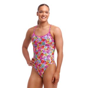 Funkita Ladies Summer Nights Diamond Back One Piece Swimsuit - Multi