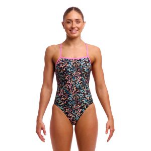Funkita Ladies Copper Cluster Strapped In One Piece Swimsuit - Multi