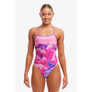 Funkita Ladies Rockie High Strapped In One Piece Swimsuit - Multi