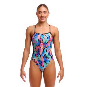 Funkita Ladies Tickle Torture Strapped In One Piece Swimsuit - Multi