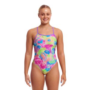 Funkita Ladies Sweet Sting Tie Me Tight One Piece Swimsuit - Multi