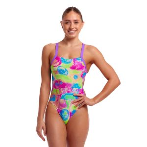 Funkita Ladies Sweet Sting Brace Free One Piece Swimsuit - Multi