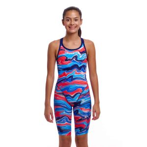 Funkita Girls Wave Craze Fast Legs One Piece - Multi