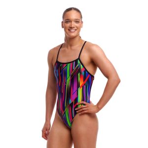 Funkita Ladies Baby Beamer Tie Me Tight One Piece Swimsuit - Multi