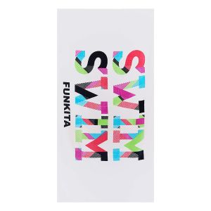 Funkita Still Swimming Cotton Towel - White/Multi