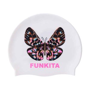 Funkita Copper Cluster Swim Cap - Pink - White/Multi
