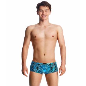 Funky Trunks Boys Holy Cow Classic Trunks - Blue/Black