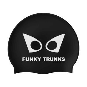 Funky Trunks Eye Spy Swim Cap - Black/White