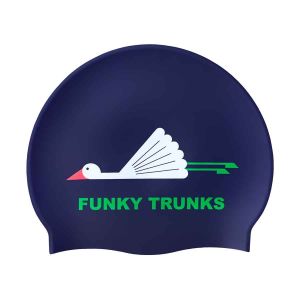 Funky Trunks Sitting Duck Swim Cap - Navy/Multi
