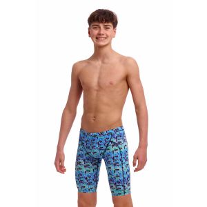 Funky Trunks Boys Jack Stack Training Jammers - Blue/Multi