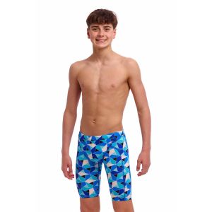 Funky Trunks Boys Tetra Tonic Training Jammers - Blue/Multi