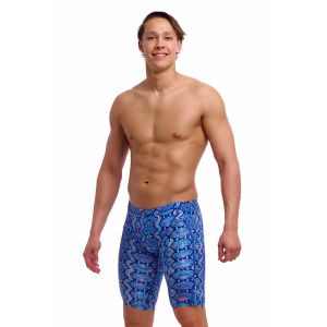 Funky Trunks Mens Blue Viper Training Jammer - Blue/Multi