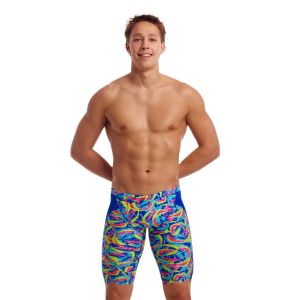 Funky Trunks Mens Choppy Waters Training Jammer - Multi