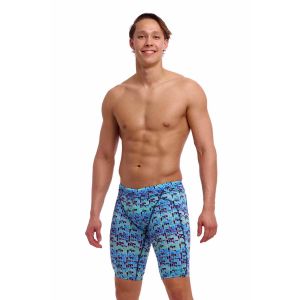 Funky Trunks Mens Jack Stack Training Jammer - Blue/Multi