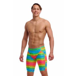 Funky Trunks Mens Melting Mayhem Training Jammer - Multi
