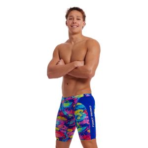 Funky Trunks Mens Sting Stung Training Jammer - Multi