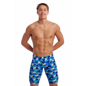 Funky Trunks Mens Tetra Tonic Training Jammer - Blue/Multi