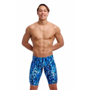 Funky Trunks Mens Wing Streak Training Jammer - Blue