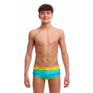 Funky Trunks Boys Melting Mayhem Sidewinder Trunks - Multi