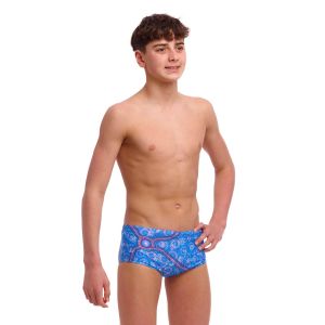 Funky Trunks Boys Sea Dreams Sidewinder Trunks - Blue