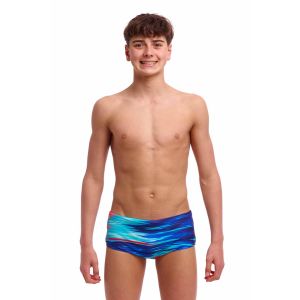 Funky Trunks Boys Storm At Sea Sidewinder Trunks - Multi