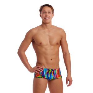 Funky Trunks Mens The Glitch Sidewinder Trunk - Multi