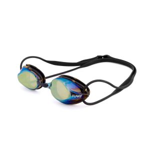 Way Funky Cracked Gold Training Machine Mirrored Goggle - Cracked Gold/Gold Mirror