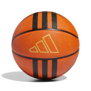 Adidas 3-Stripes Rubber X3 Basketball - Orange