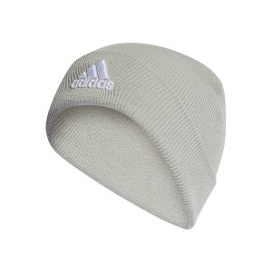 Adidas Logo Beanie - Wonder Silver/White