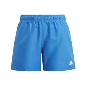 Adidas Boys Classic Badge of Sport Swim Shorts - Bright Royal/White