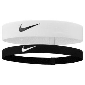 Nike Flex Headband 2pk - Black/White/Black