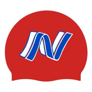 Northgate Club Logo Only Swimming Cap - Red/White/Blue
