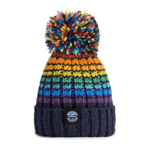 Swimzi Rainbow Pride Midnight Blue Gradient Super Bobble Hat - Multi