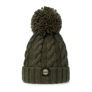 Swimzi Greenland Cable Super Bobble Hat - Green