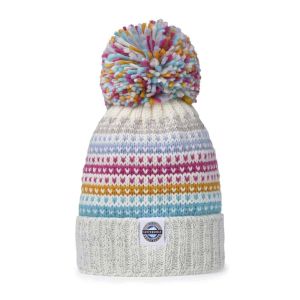 Swimzi Candy Stripe Nordic Super Bobble Hat - Multi