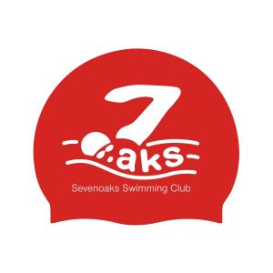 Sevenoaks 3pk Club Logo Only Swimming Cap - Red/White