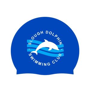 Slough Dolphin 3pk Club Logo Only Swimming Cap - Royal/Sky/White