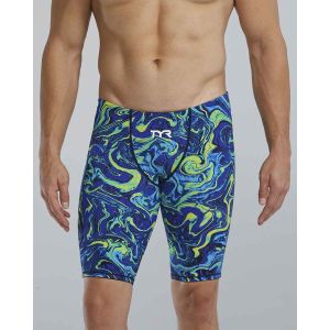 TYR Mens Thresher Hyperblitz Jammer - Blue/Green