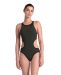 Arena Womens One Biglogo Swimsuit - Dark Sage/Black