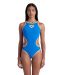 Arena Womens One Biglogo Swimsuit - Blue River/Fluo Orange